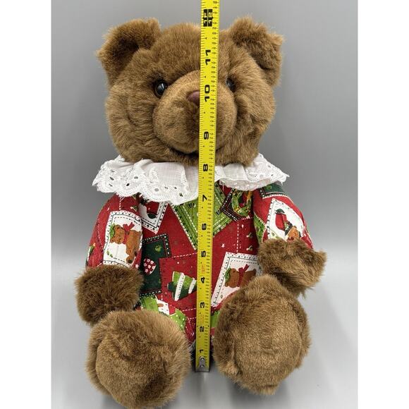 Royal Plush Toys Christmas Brown Teddy Bear 12” Stuffed Animal Holiday - Picture 3 of 8